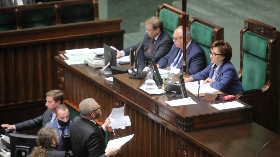 Sejm. Grzegorz Braun dał się we znaki Elżbiecie Witek