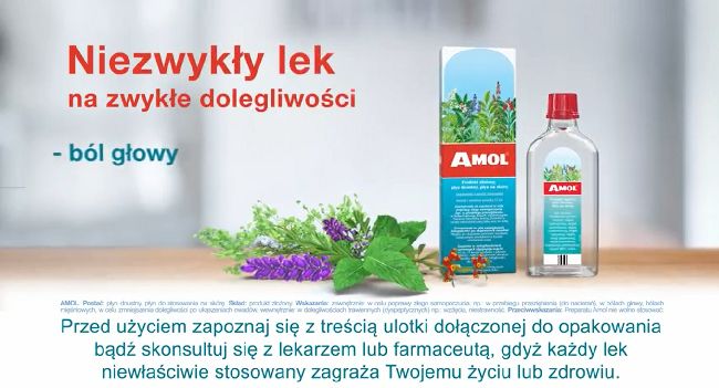 Rodzinna reklama promuje Amol jako „niezwykły lek na zwykłe dolegliwości” (wideo)