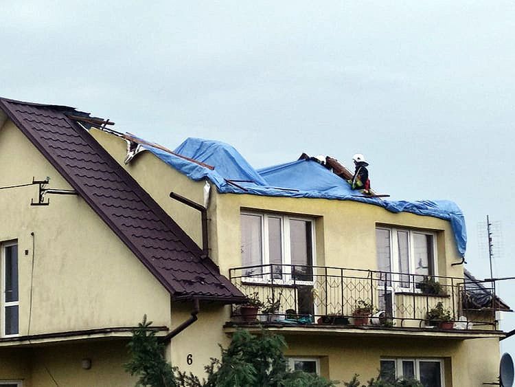Trąba powietrzna przeszła k. Nowego Sącza