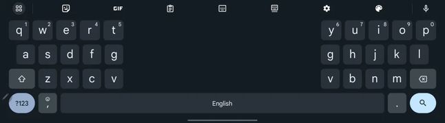 Gboard w widoku dzielonym