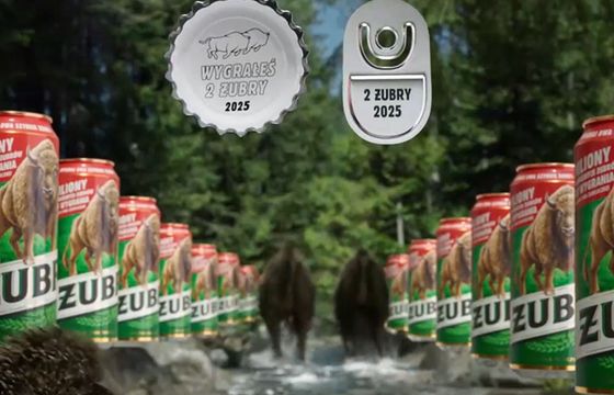 Wraca znana loteria Żubra, w reklamach „na widok dwóch szybkich Żubrów niejeden podskoczy”
