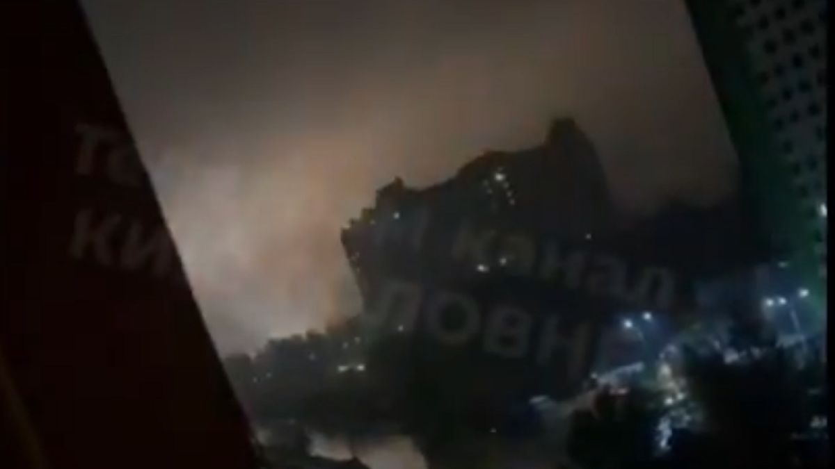 Kolejna seria ataków na Kijów