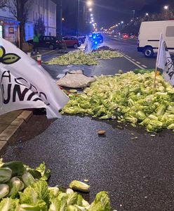 Protest rolników w Warszawie. W nocy byli w pobliżu domu Kaczyńskiego