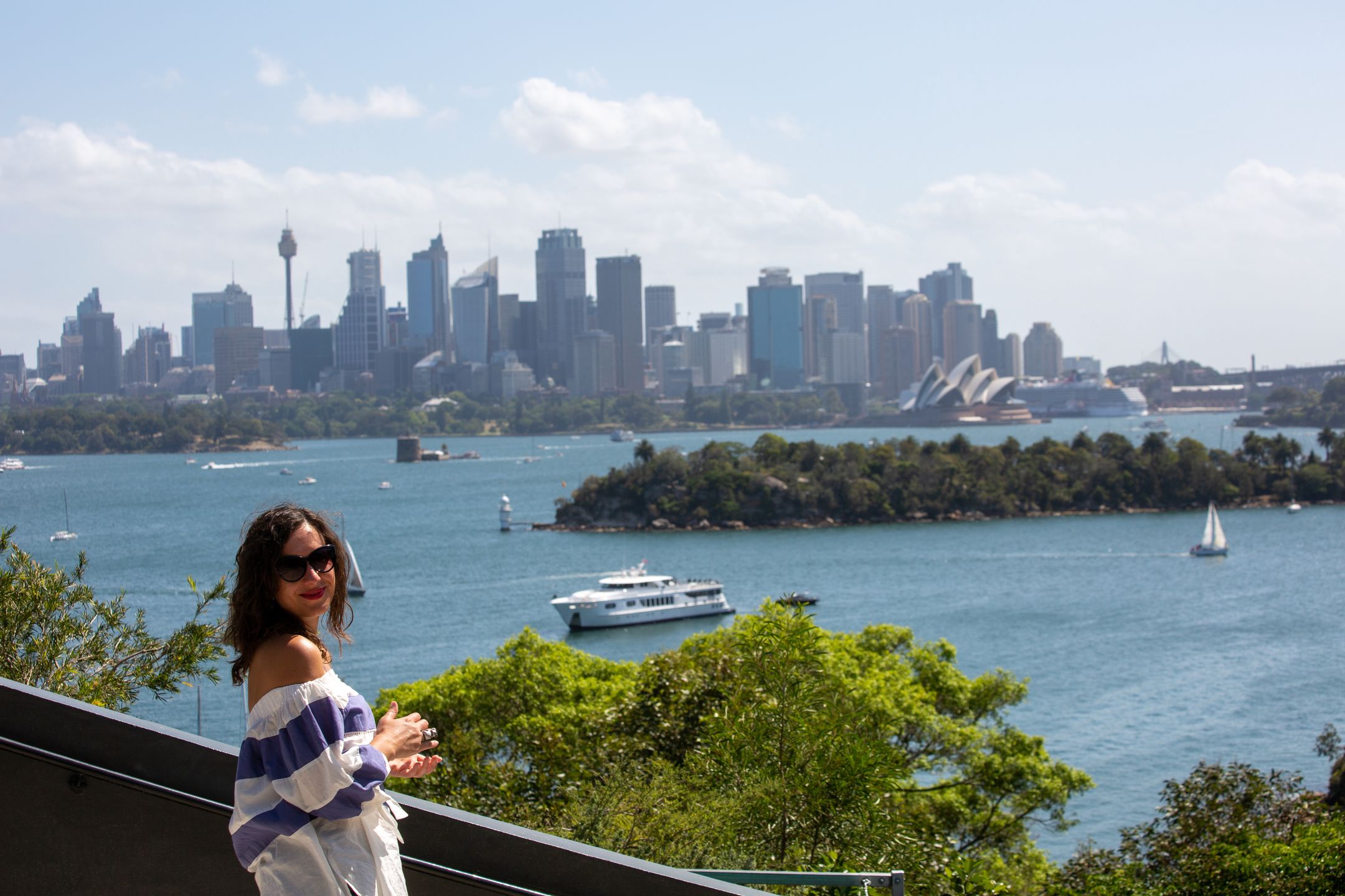 Widok na Sydney z Taronga Zoo 