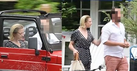 Lara Gessler dowcipkuje z nowym chłopakiem w czerwonym Jeepie