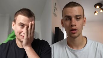 Zalany łzami Łatwogang opublikował film sprzed sześciu miesięcy. "Boję się zawieść. JEST MI TAK WSTYD"
