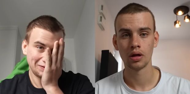 Zalany łzami Łatwogang opublikował film sprzed sześciu miesięcy. "Boję się zawieść. JEST MI TAK WSTYD"