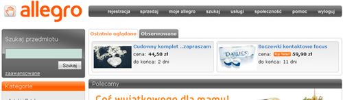 Allegro już w nowej, paskudnej postaci 2