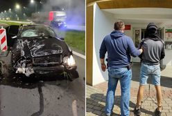 Pościg za 23-latkiem. Potrącił policjanta i staranował szlaban na A4