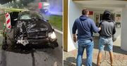 Pościg za 23-latkiem. Potrącił policjanta i staranował szlaban na A4