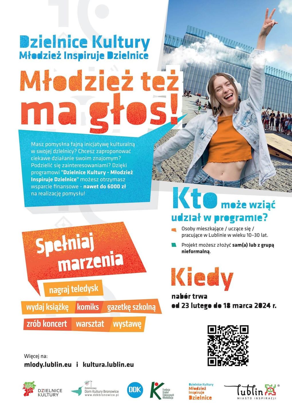 grafika Młodzież Inspiruje Dzielnice