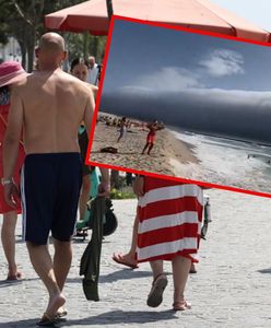 "Tsunami roll" nad Portugalią. Potężna chmura przeraziła plażowiczów
