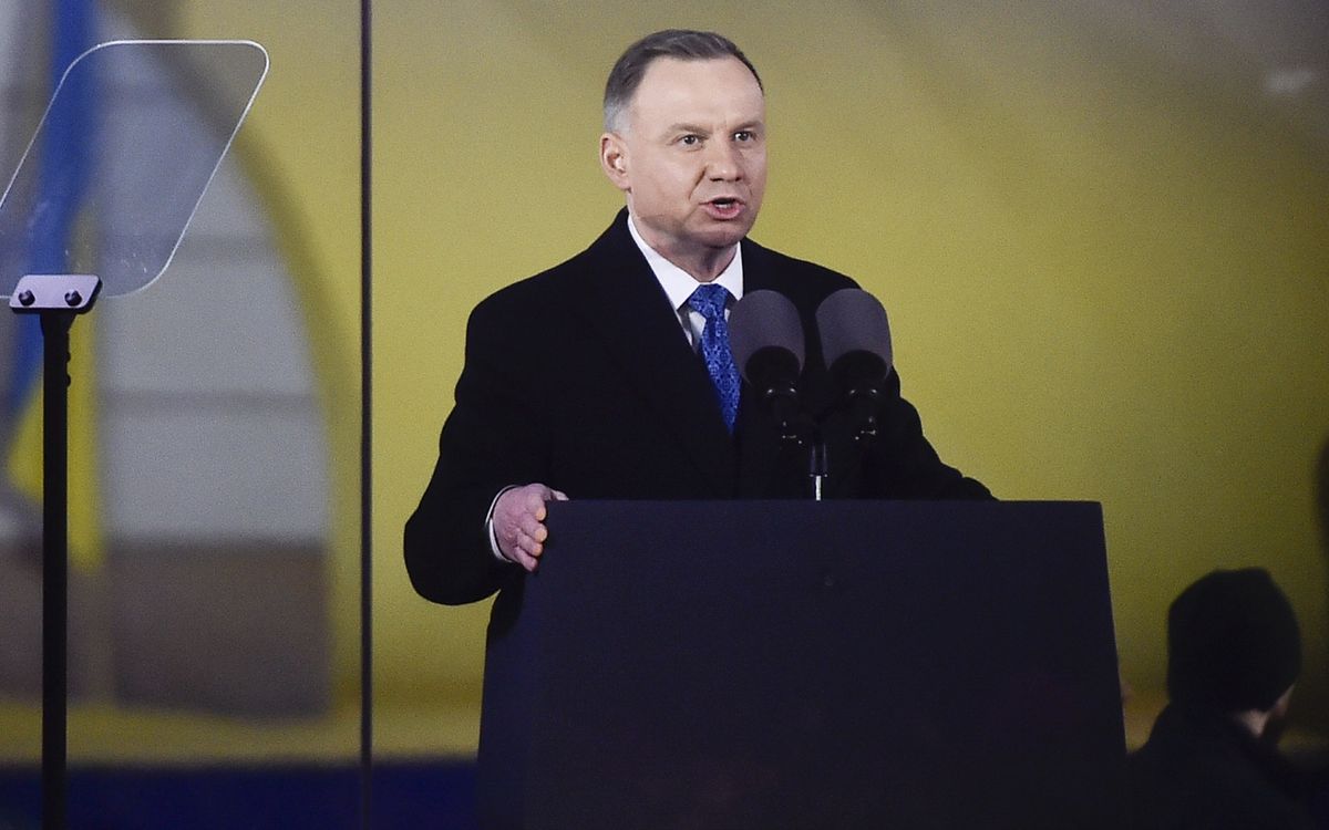 Andrzej Duda wygłosił przemówienie przed wystąpieniem Joe Bidena