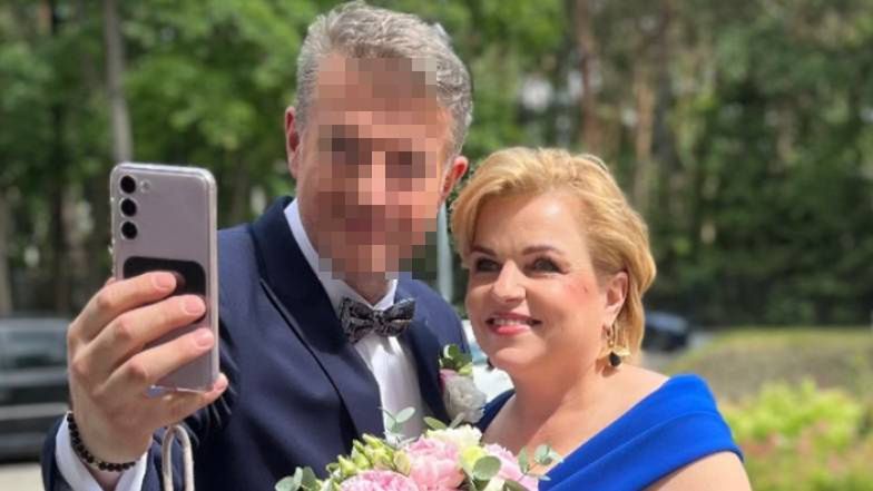 Katarzyna Bosacka na ślubie