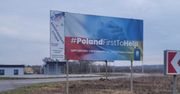 "Miły gest". Ukraiński baner z podziękowaniami dla Polski