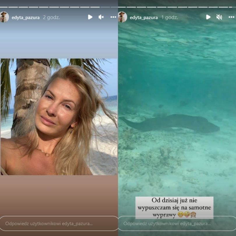 Edyta i Cezary Pazurowie relacjonują wakacje na Malediwach