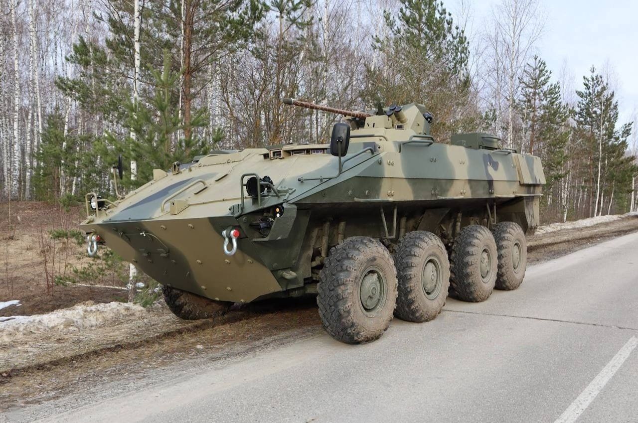 Transporter BTR-22. Rosjanie zbudowali własnego Rosomaka
