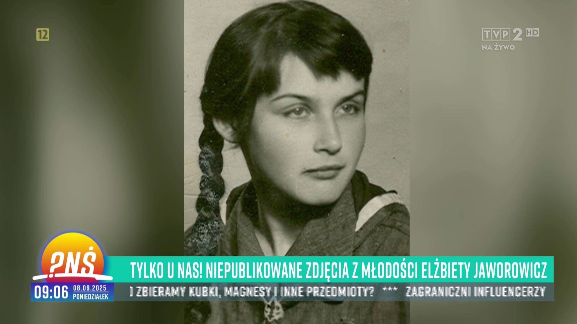 Stare zdjęcie Elżbiety Jaworowicz