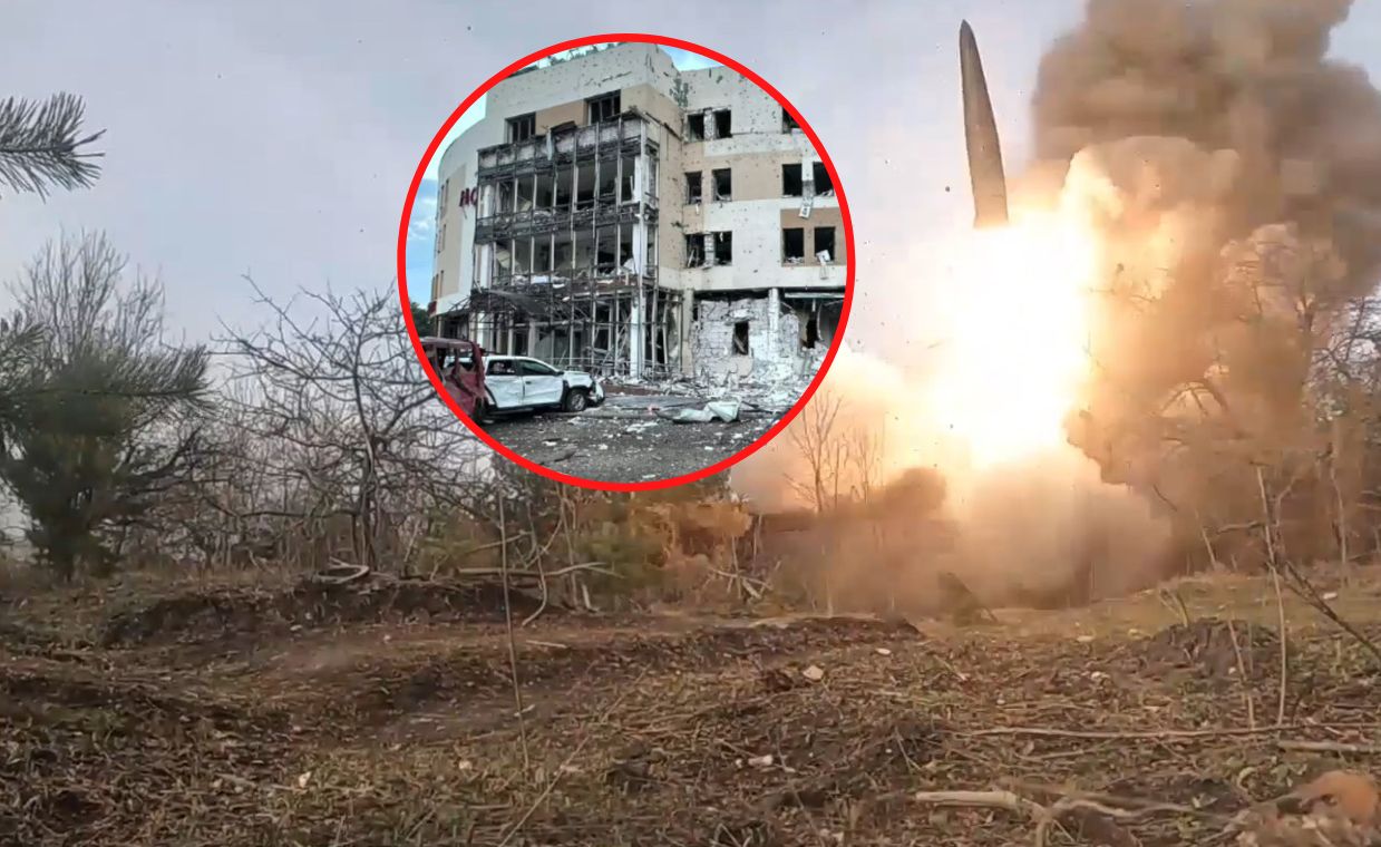 Rosjanie znów trafili rakietami Zaporoże 