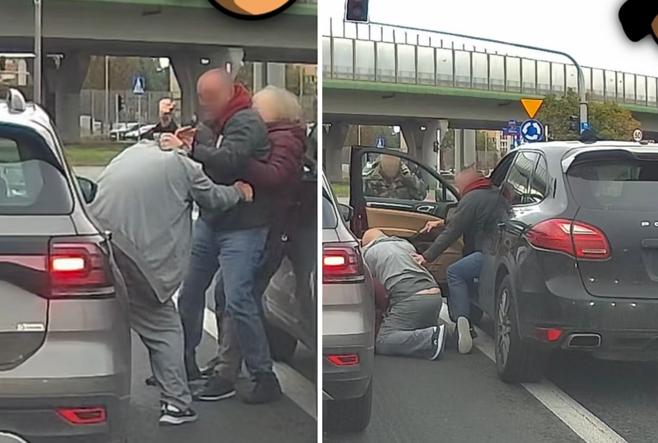 Próbował powstrzymać agresora z Porsche. "To nie kierowca, to bandyta"