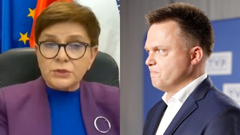 Beata Szydło uderza w Szymona Hołownię