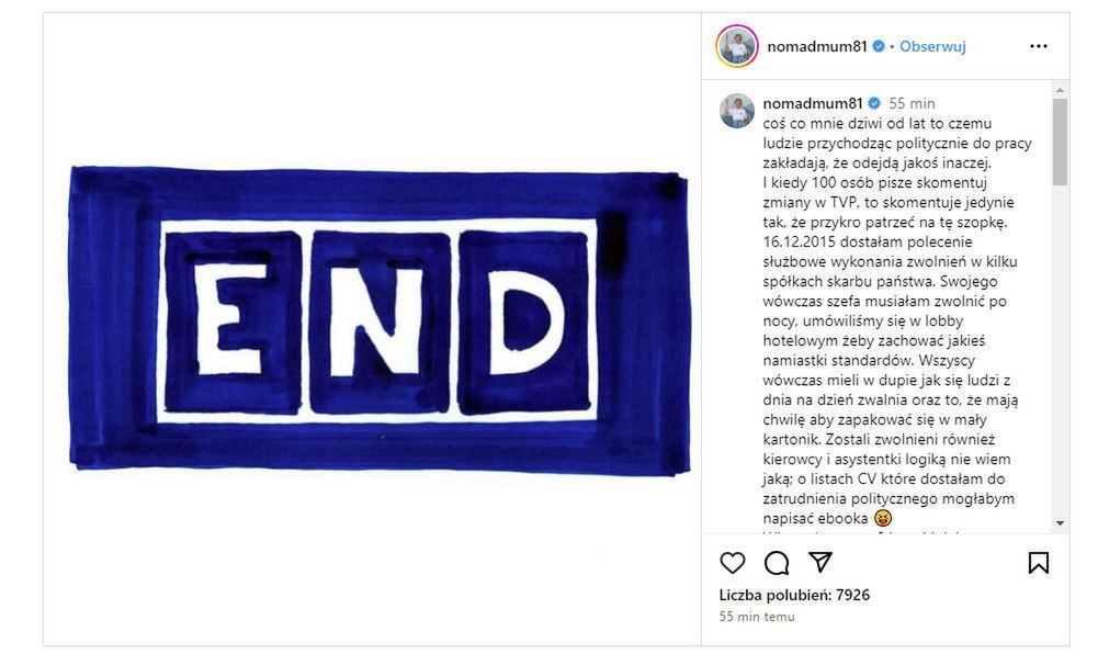 Olga Legosz przypomina, w jaki sposób zwalniano z pracy w 2015 r.