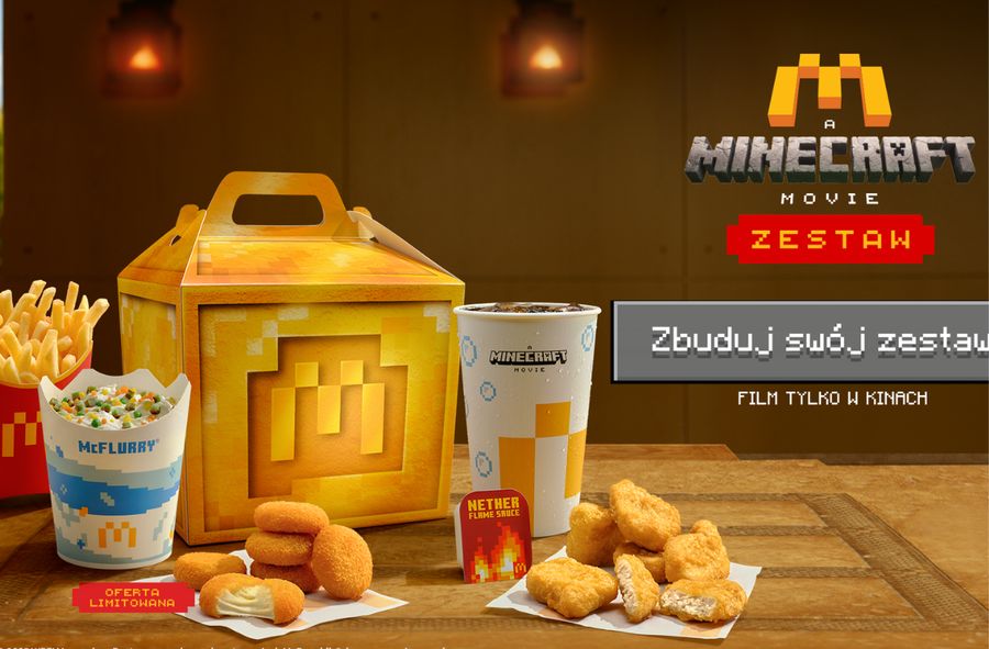 Zestaw McDonald's x Minecraft