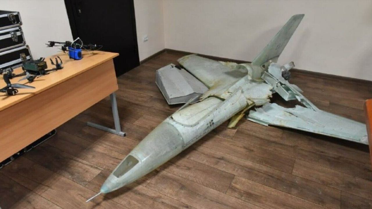 A possible Ukrainian kamikaze drone discovered near Moscow bears resemblance to the Morok design