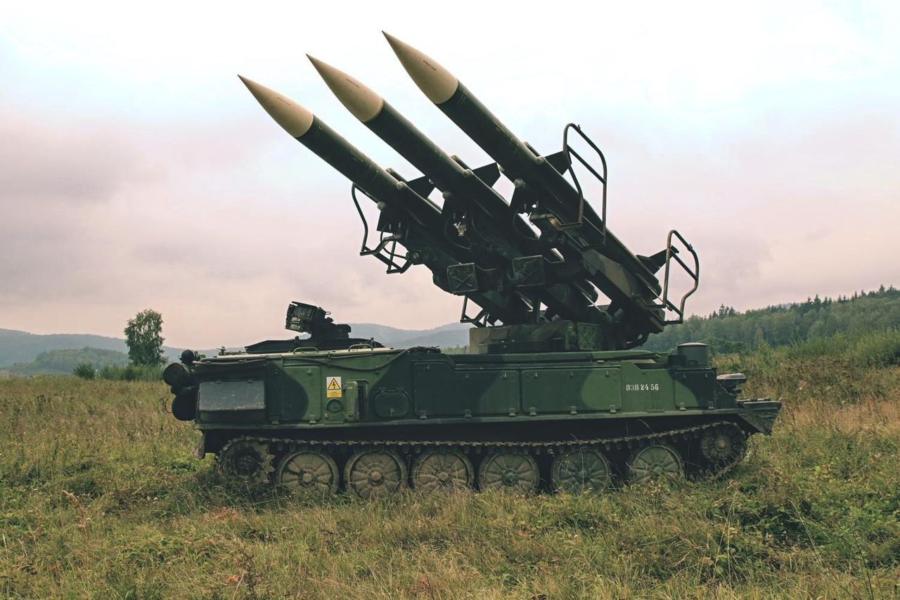 Launcher of the anti-aircraft system 2K12 Kub (in the picture, the system from the Czech army)