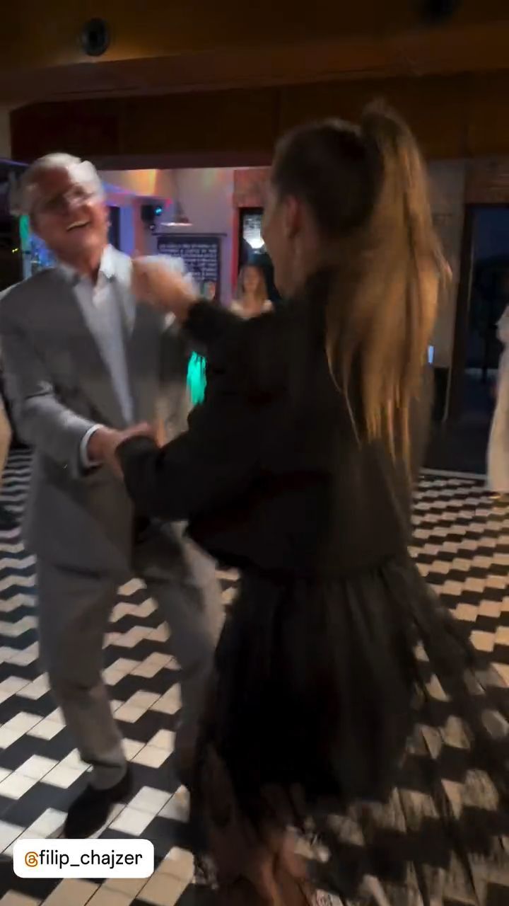 Zygmunt Chajzer wywija na ślubie Filipa