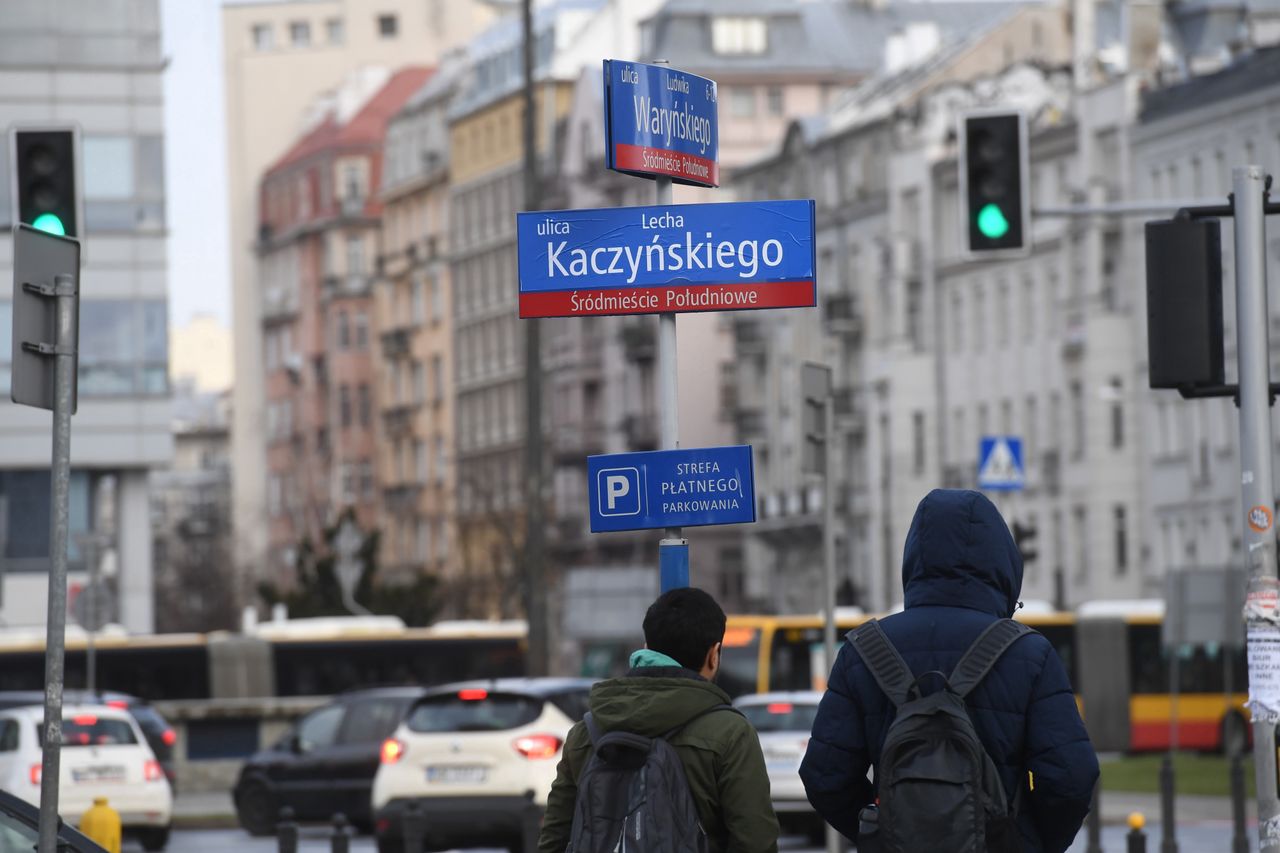 Warszawa. Radni KO nie zgadzają się na ulicę im. Lecha Kaczyńskiego w Warszawie