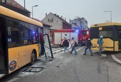 Poważny wypadek autobusów. W środku 40 pasażerów