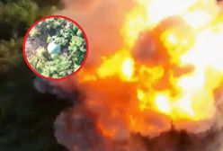 Wystarczył mały granat. Potężna eksplozja magazynu Rosjan