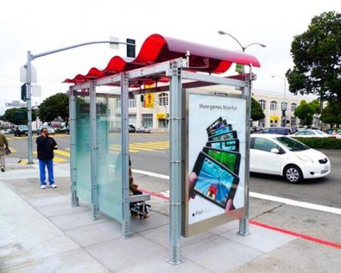 Ekologiczno-internetowy przystanek autobusowy