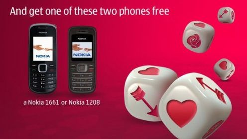 Walentynkowa "promocja" Nokii 1