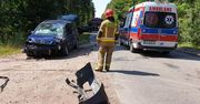 Dwa zdarzenia komunikacyjne wymagające interwencji strażaków