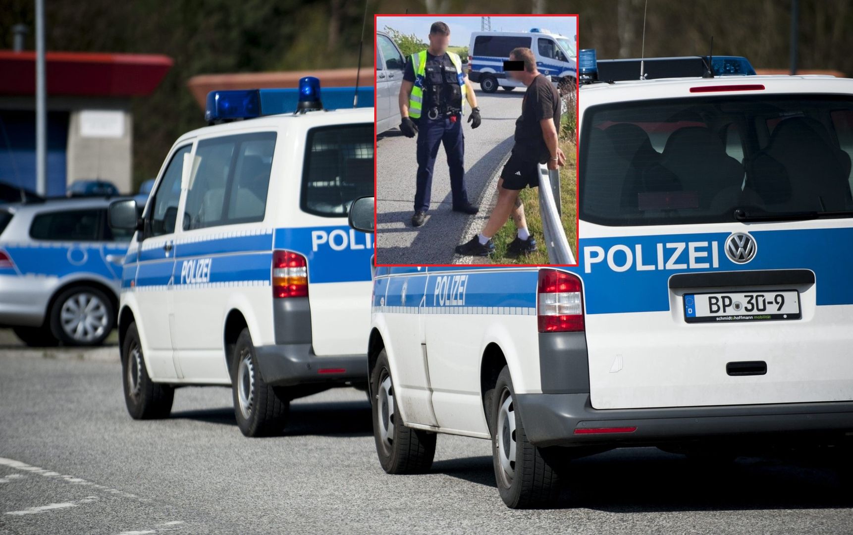 Pościg w Niemczech. Samochód na polskich tablicach rejestracyjnych