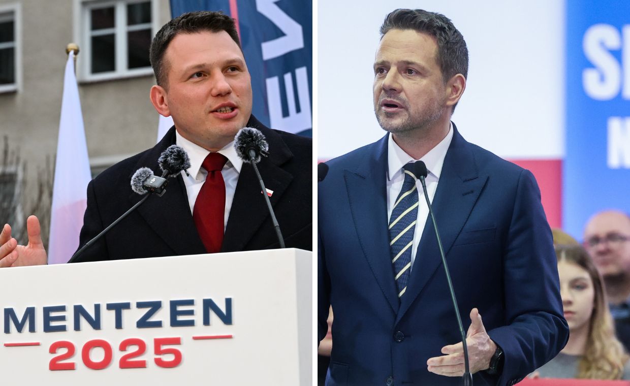 Trzaskowski może się obawiać? Tak w II turze wypada Mentzen