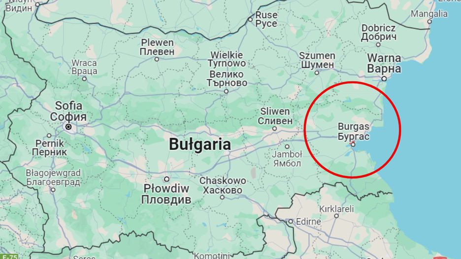 Do wypadku doszło w okolicach Burgas