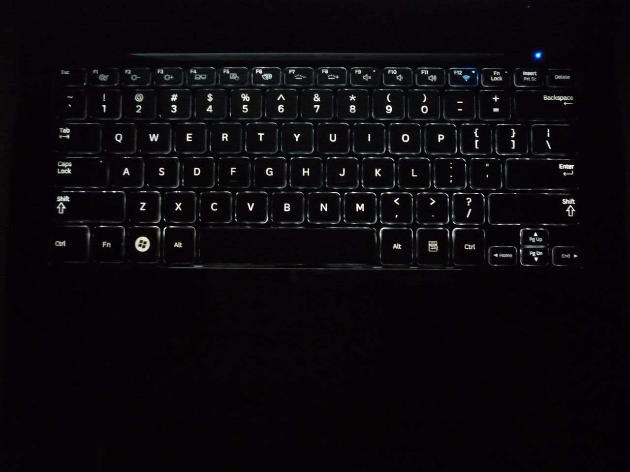 Samsung 900X3A - podświetlenie klawiatury