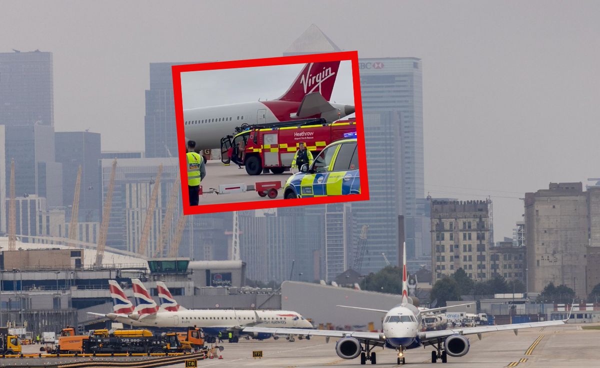 Zderzenie samolotów w Heathrow