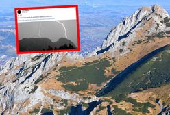 Wypadek w Tatrach. Turysta porażony piorunem