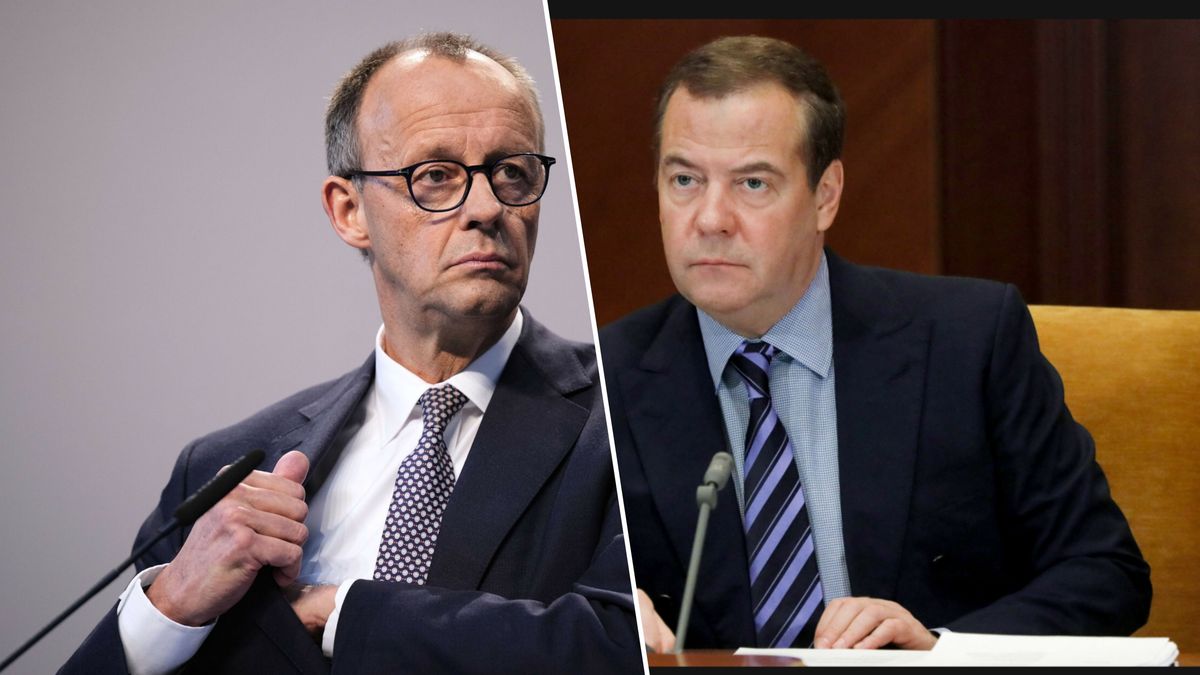 Friedrich Merz / Dmitrij Miedwiediew