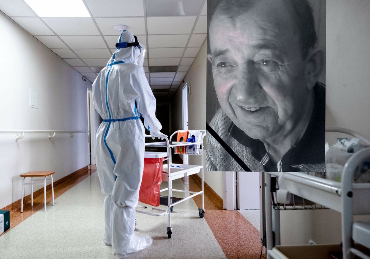 Koronawirus. Rodzina skarży szpital za zakażenie seniora w trakcie leczenia. Na fotografii zmarły na COVID Czesław Zawadzki z Łodzi