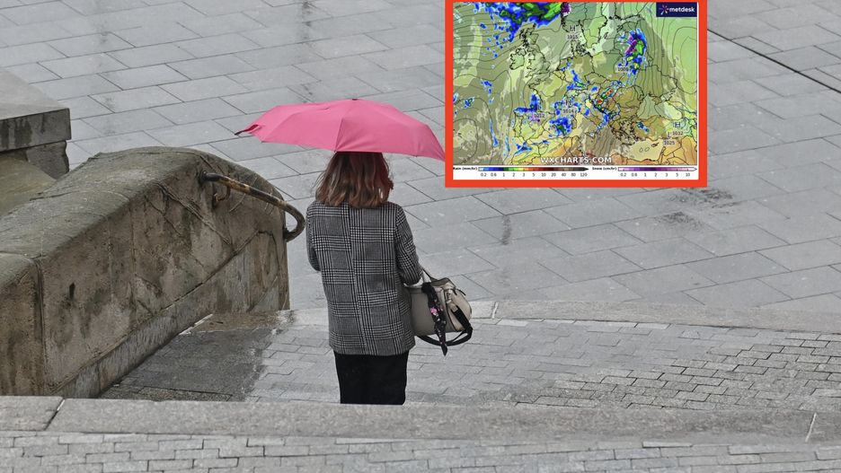 Deszczowy poniedziałek. W niektórych rejonach spodziewane są bur