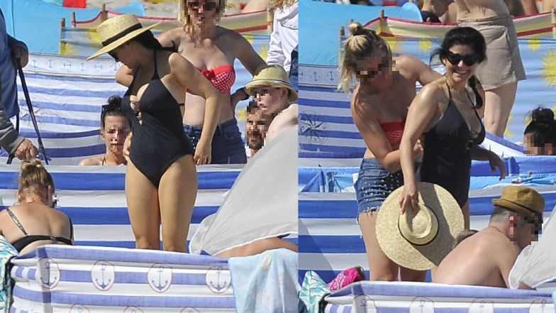 Kasia Cichopek na plaży