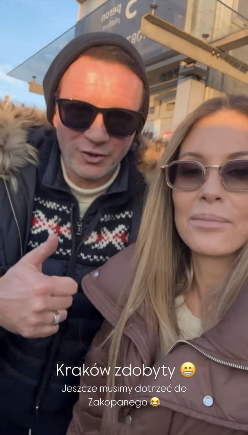 Małgorzata Rozenek i Radosław Majdan