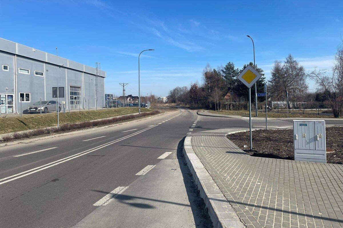 Nowy asfalt na ul. Wróbla