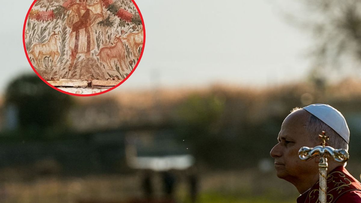 Fresk z Jezusem zachwycił archeologów