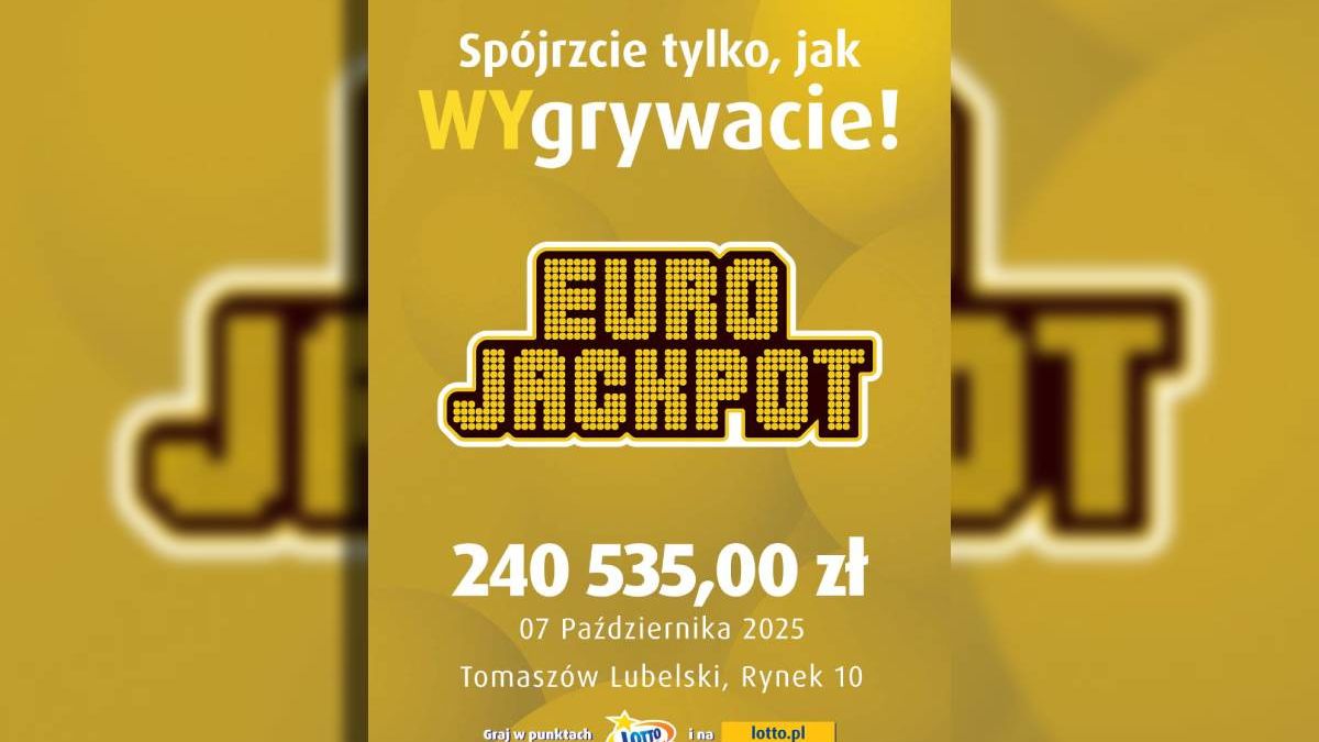 Wygrana w Euro Jackpot z 7.10.2025